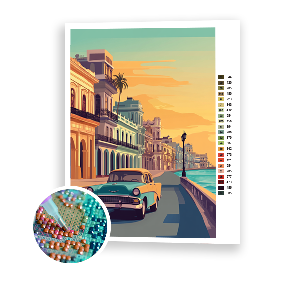 Calles de La Habana al atardecer