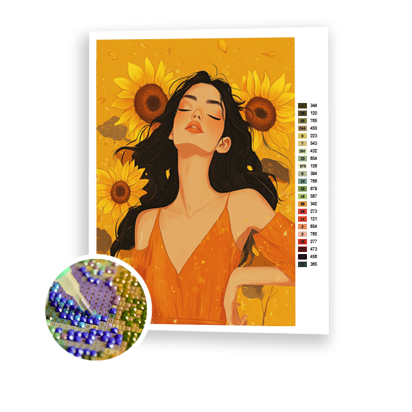 Mirada de Girasol Dorado