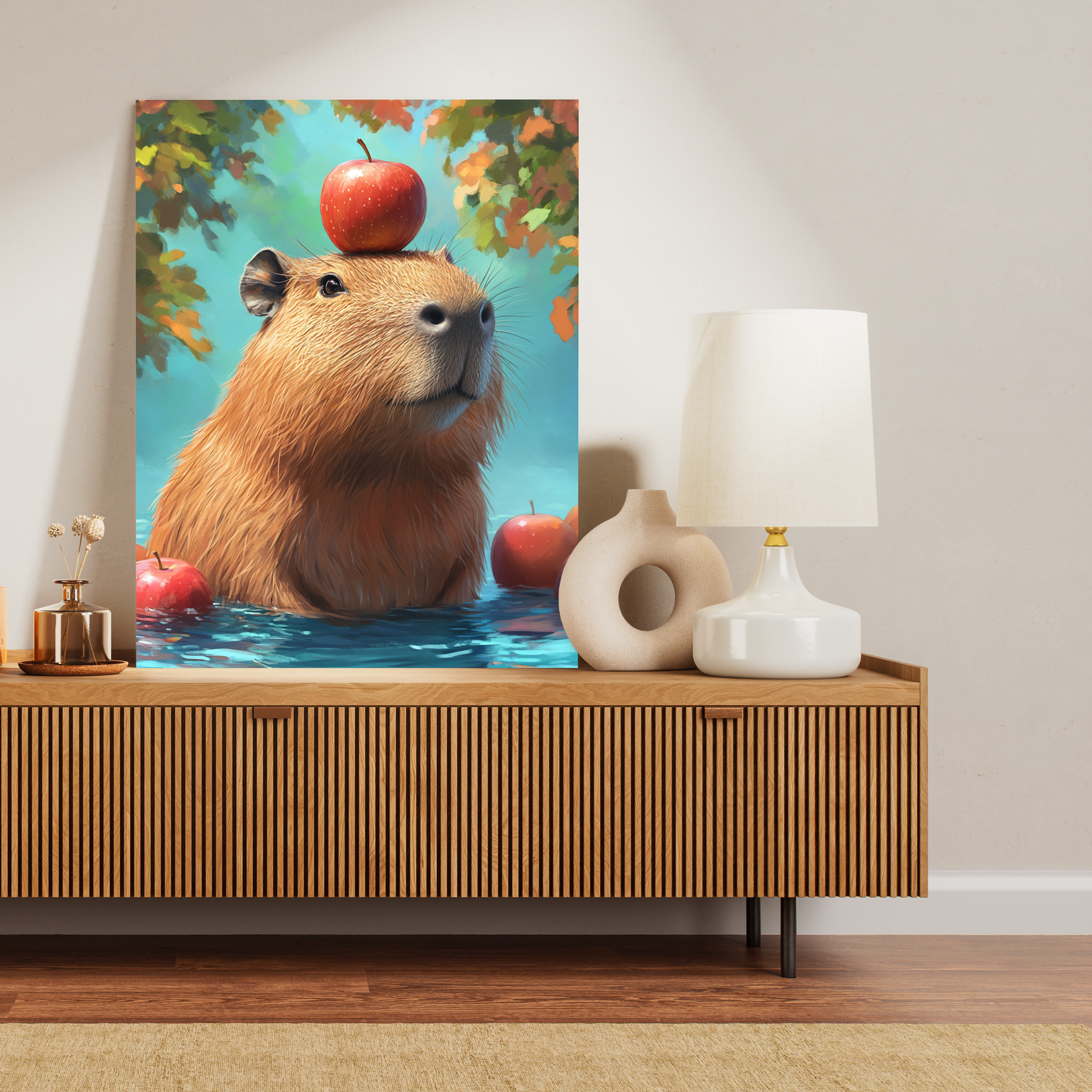 Capibara y la Manzana