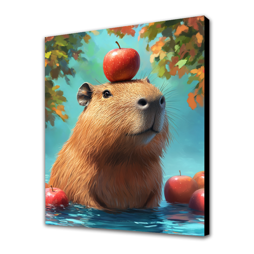 Capibara y la Manzana