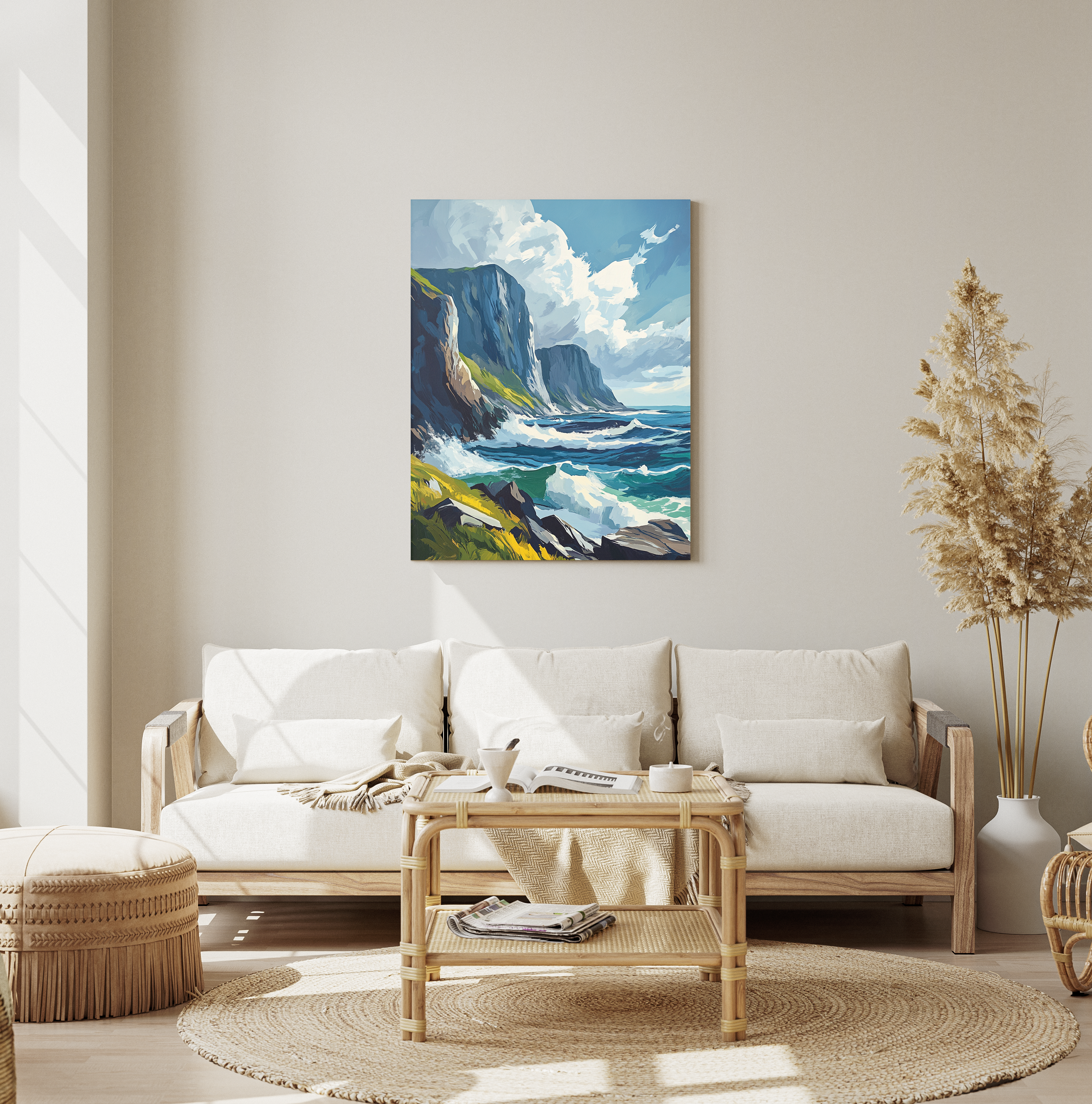 Acantilados junto al Mar