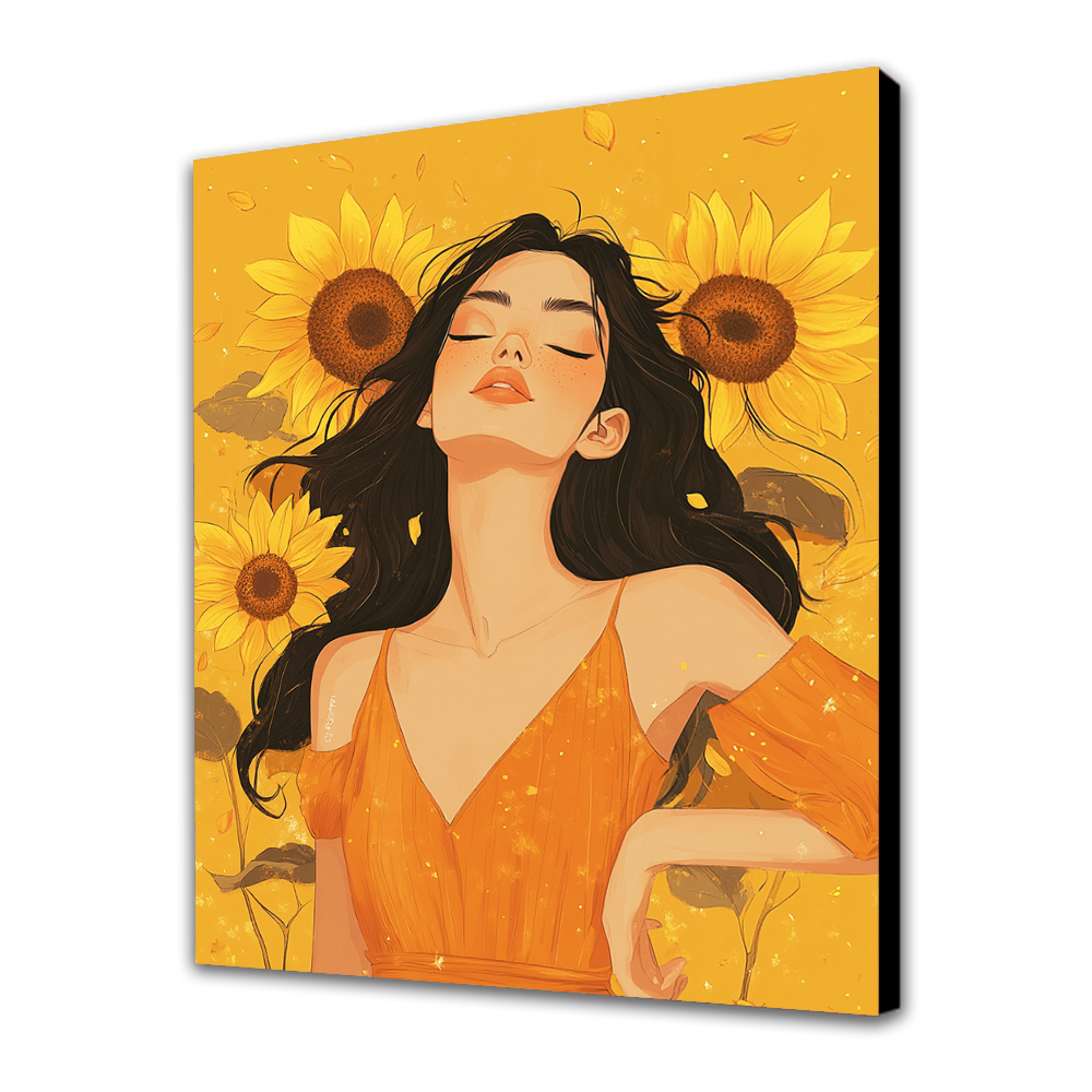Mirada de Girasol Dorado