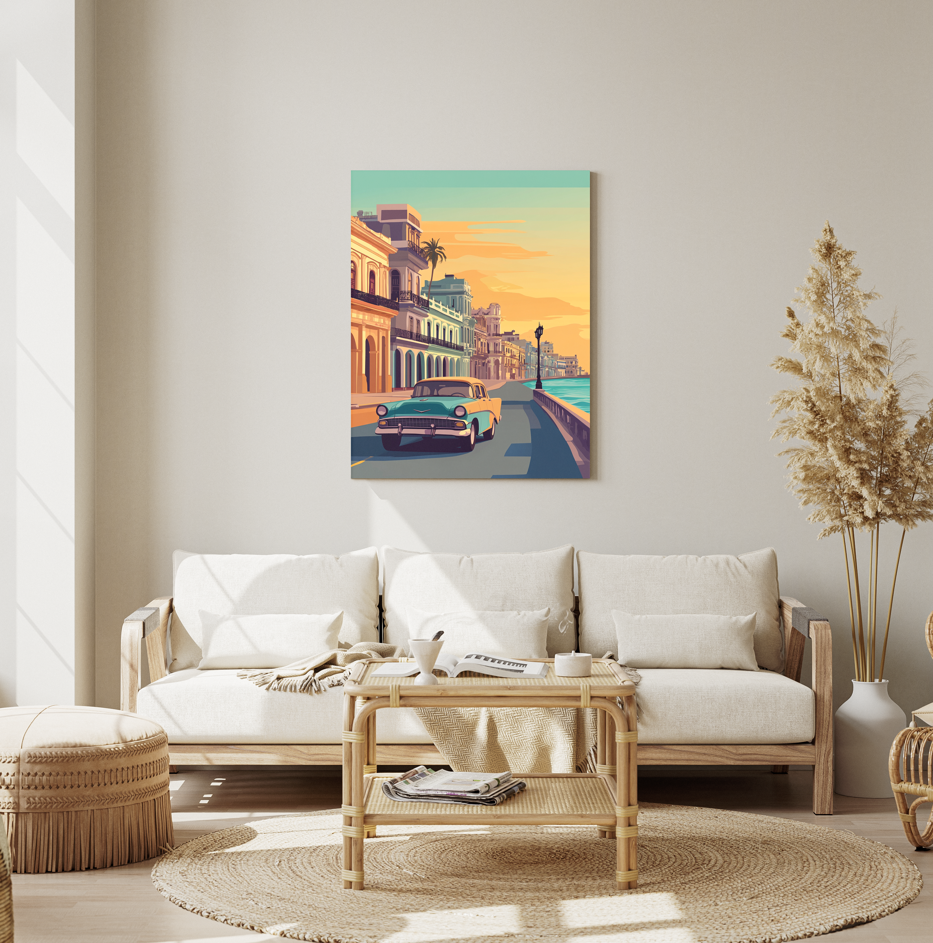 Calles de La Habana al atardecer