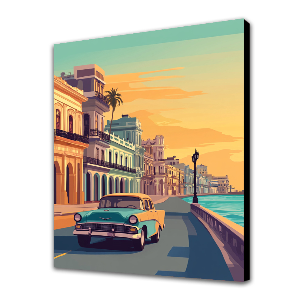 Calles de La Habana al atardecer