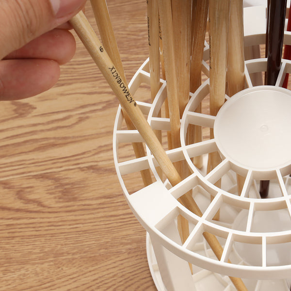 Portaescobillas para 49 pinceles