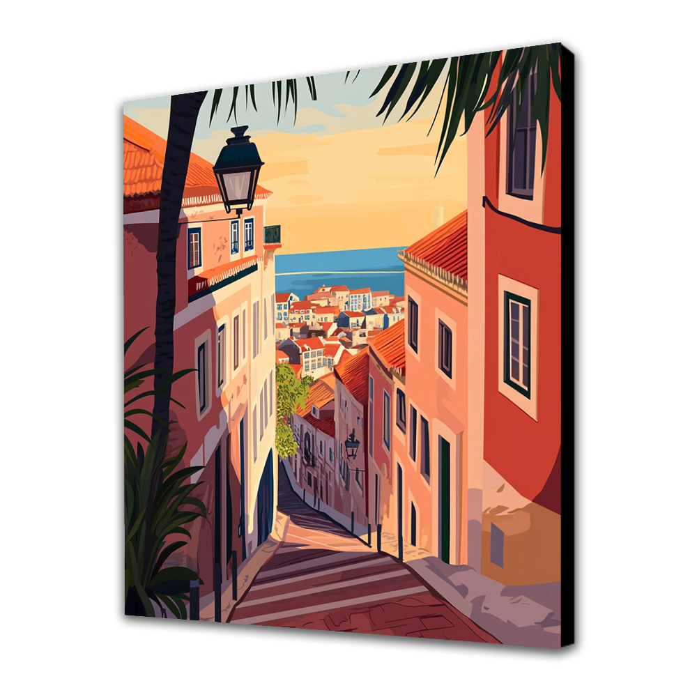 Paseo al atardecer en Alfama