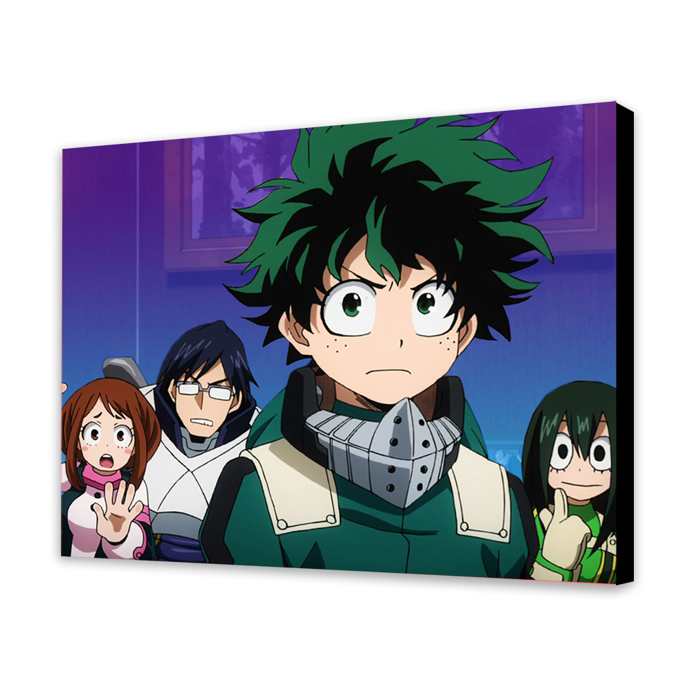 Chico con el pelo verde