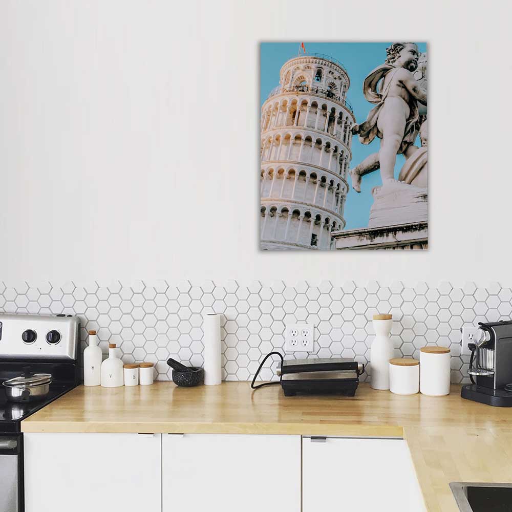 La Torre Inclinada de Pisa en verano