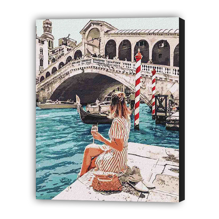 Chica en Italia