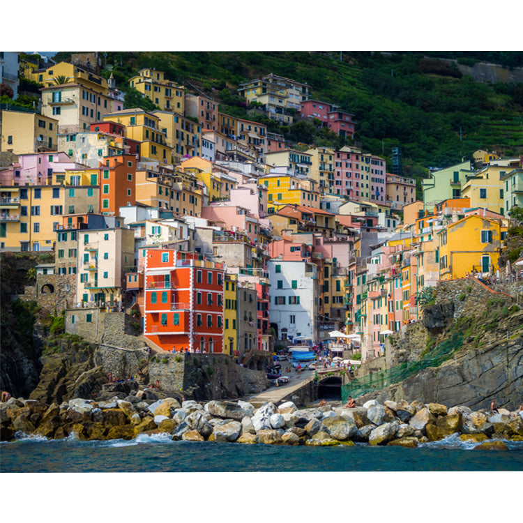 Casas de colores en Italia