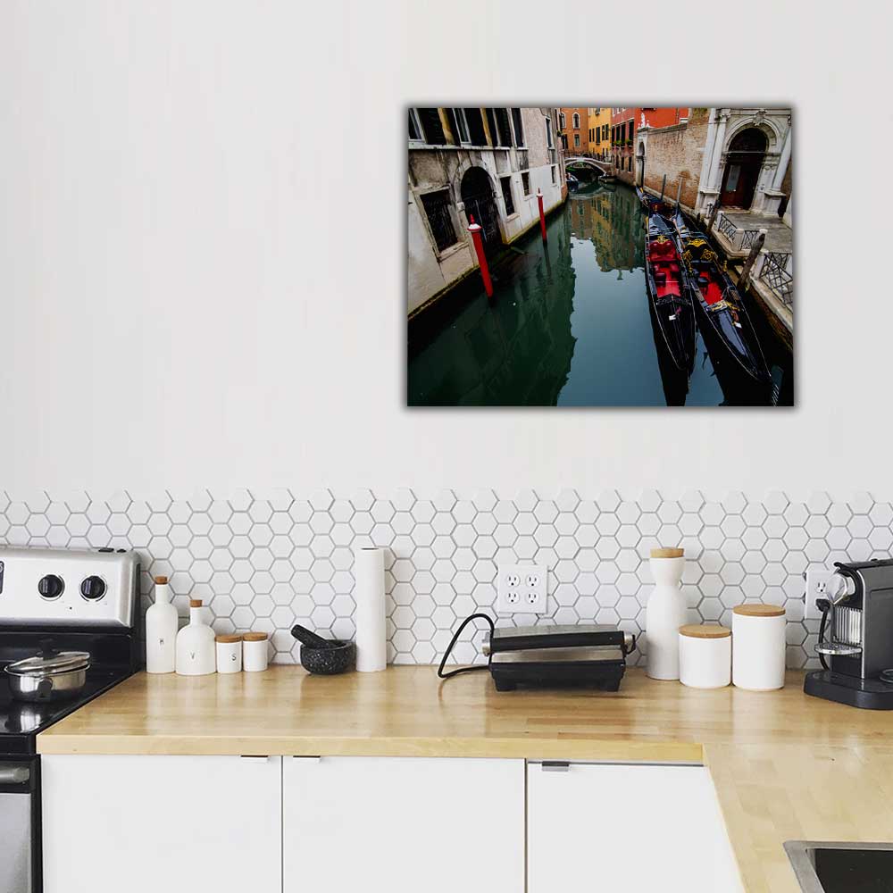 Góndolas en la ciudad