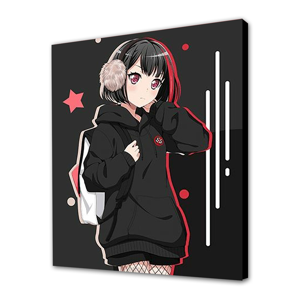 La chica de negro