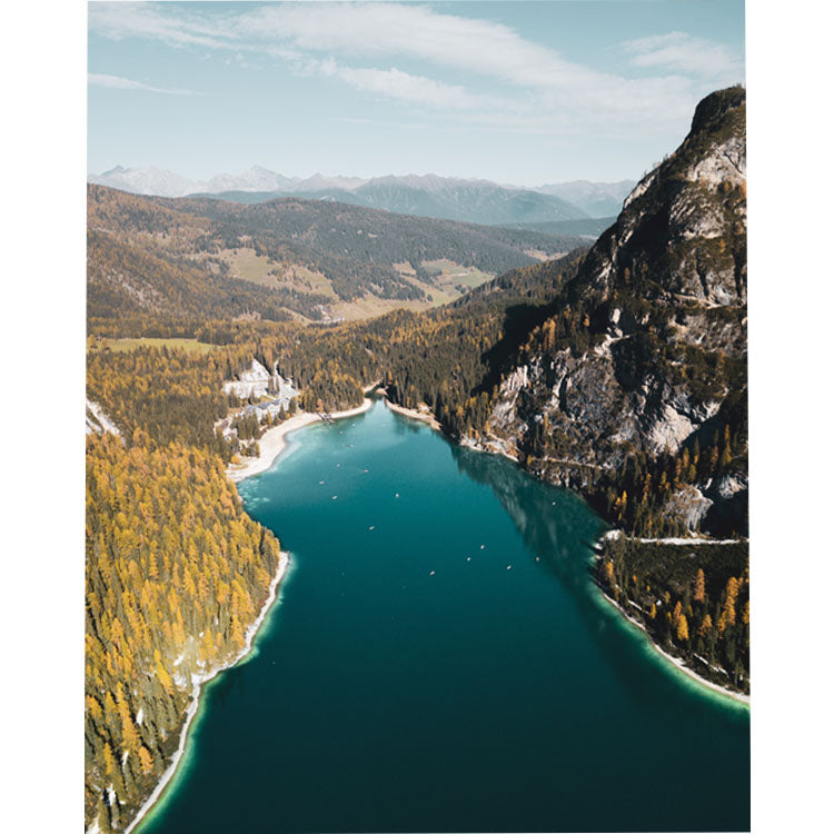 Un hermoso lago en Italia