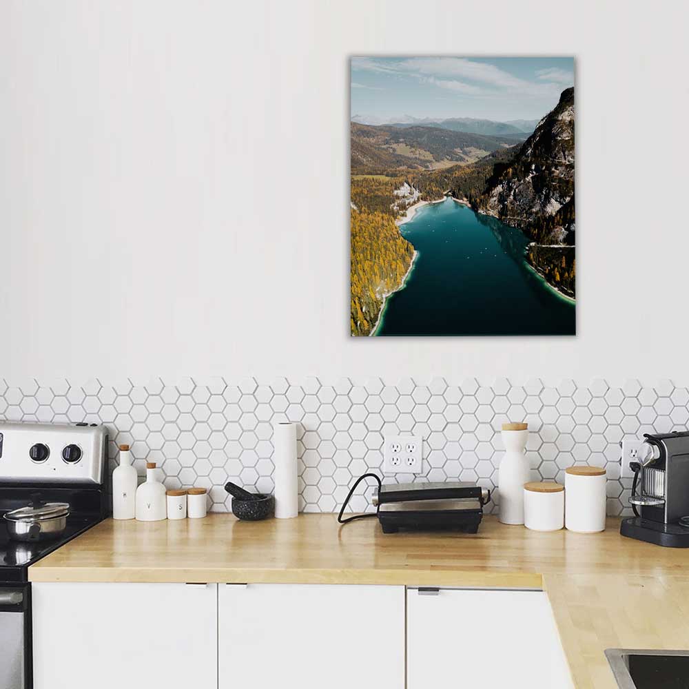 Un hermoso lago en Italia