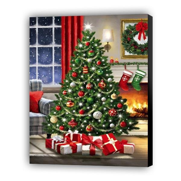 Acogedora sala de Navidad - Hola Hobby