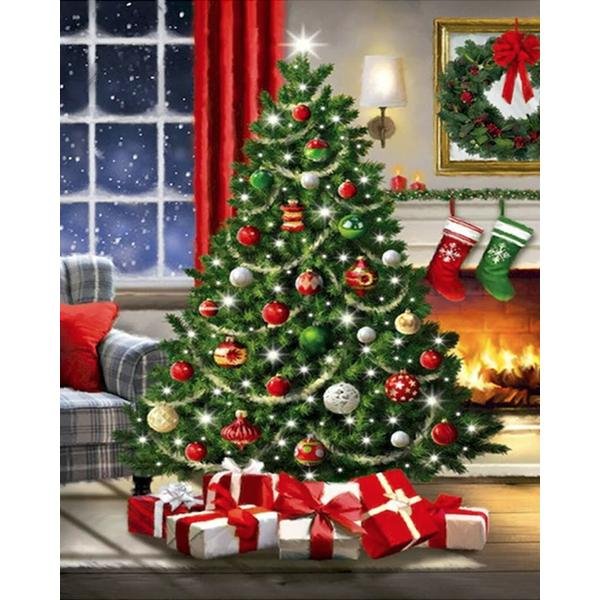 Acogedora sala de Navidad - Hola Hobby