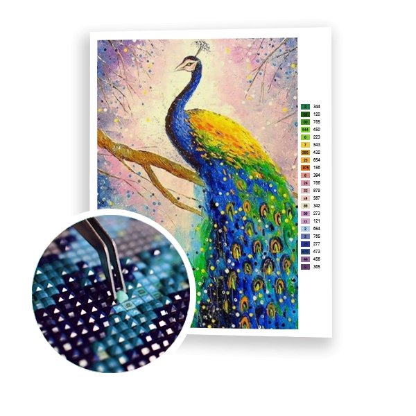 Arte del pavo real - Hola Hobby