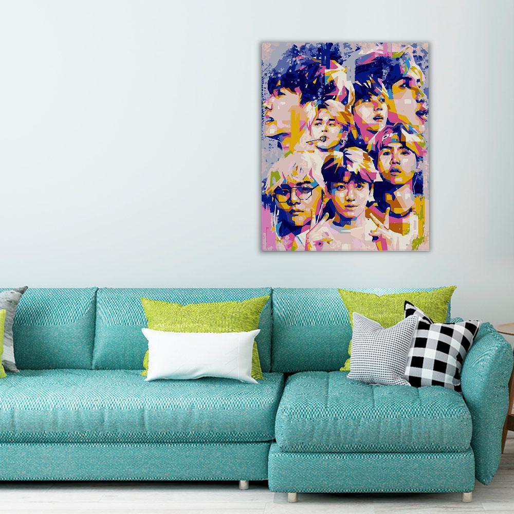 Banda BTS colorida - Hola Hobby