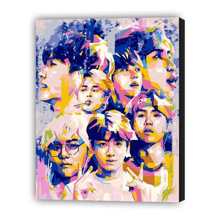 Banda BTS colorida - Hola Hobby