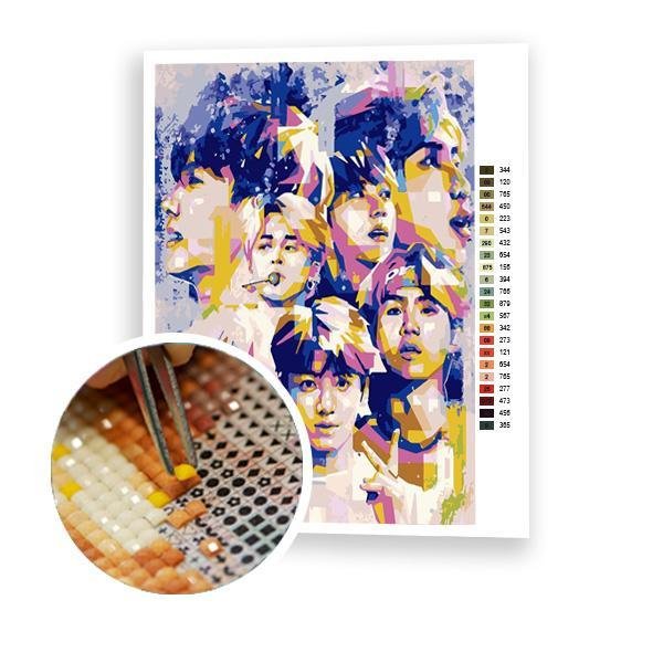 Banda BTS colorido - Hola Hobby