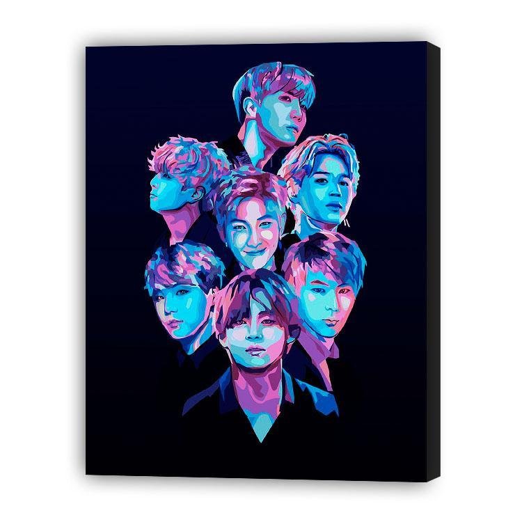 Banda BTS en negro - Hola Hobby