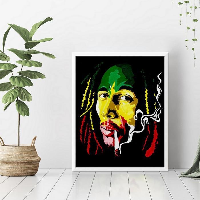 Bob Marley Coloreado - Hola Hobby