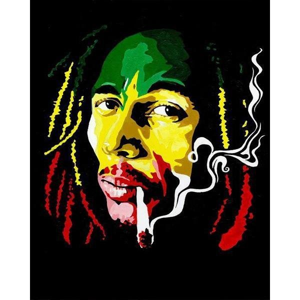Bob Marley coloreado - Hola Hobby