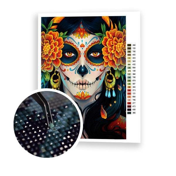 Bruja con flores - Hola Hobby