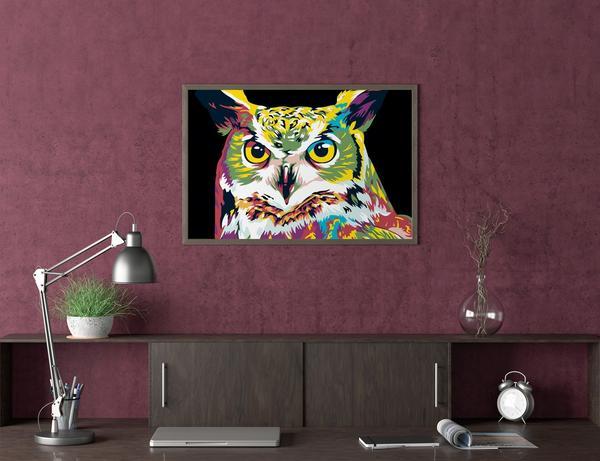 Búho colorido - Hola Hobby