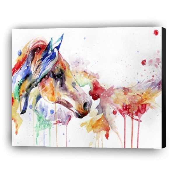Caballo acuarela - Hola Hobby