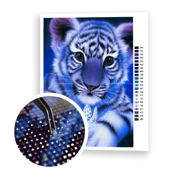 Cachorro De Tigre Y Mariposas - Hola Hobby