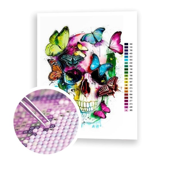 Calavera mariposa - Hola Hobby