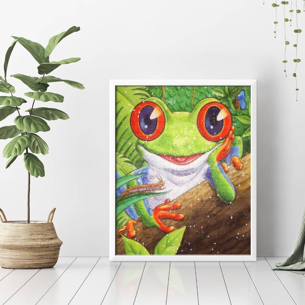 Cartoon Smile Frog - Hola Hobby