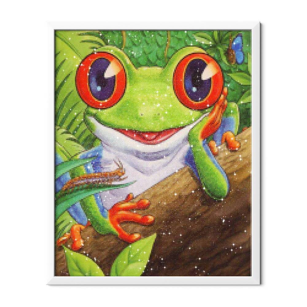 Cartoon Smile Frog - Hola Hobby