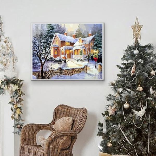 Casa cubierta de nieve - Hola Hobby