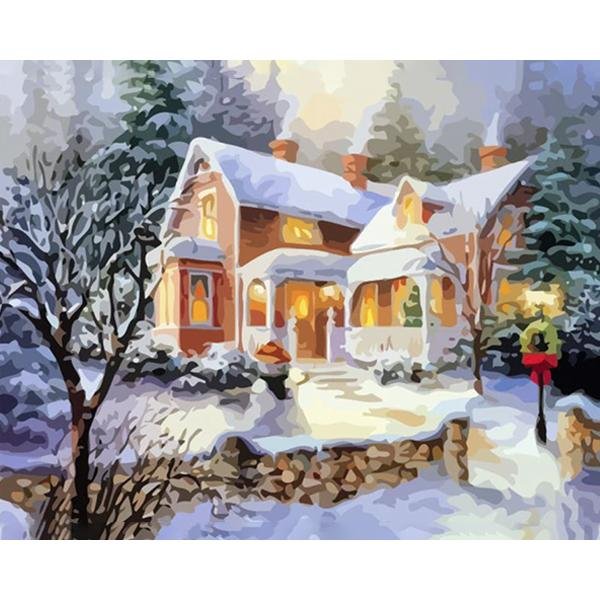 Casa cubierta de nieve - Hola Hobby