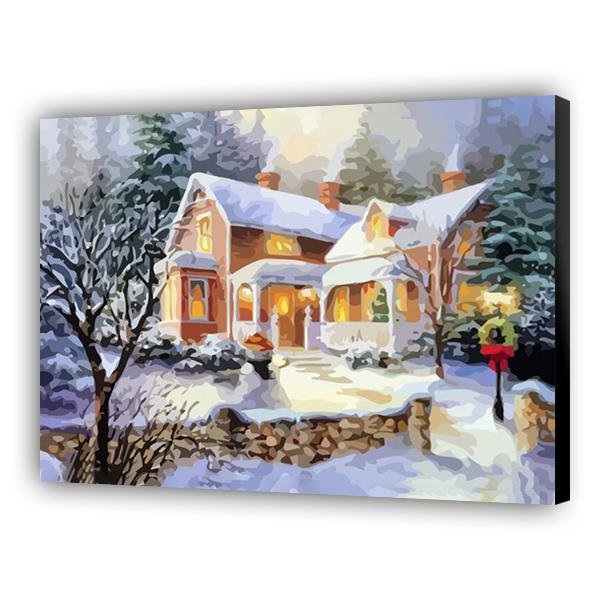 Casa cubierta de nieve - Hola Hobby