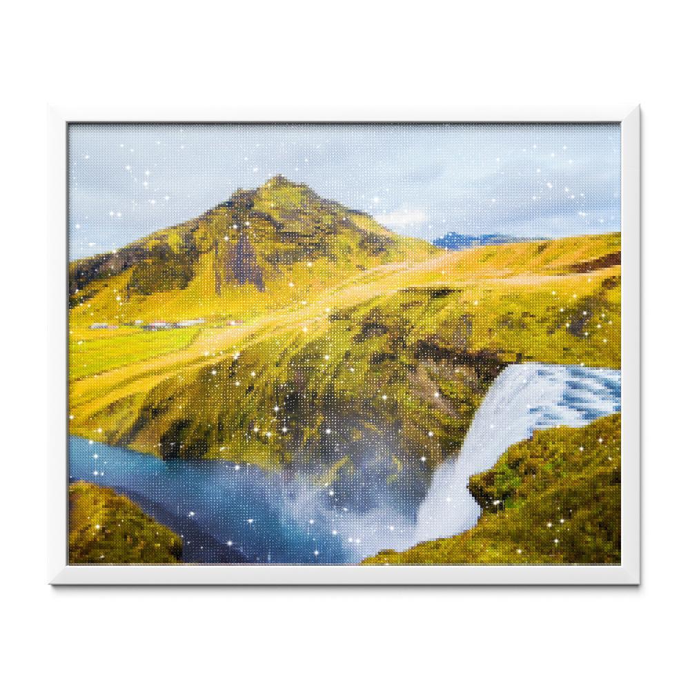 Cascada en islandia - Hola Hobby