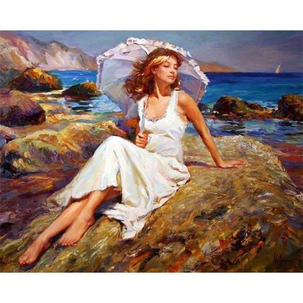 Chica en la playa - Hola Hobby