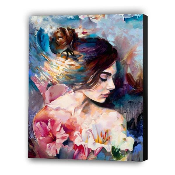 Chica y flores - Hola Hobby