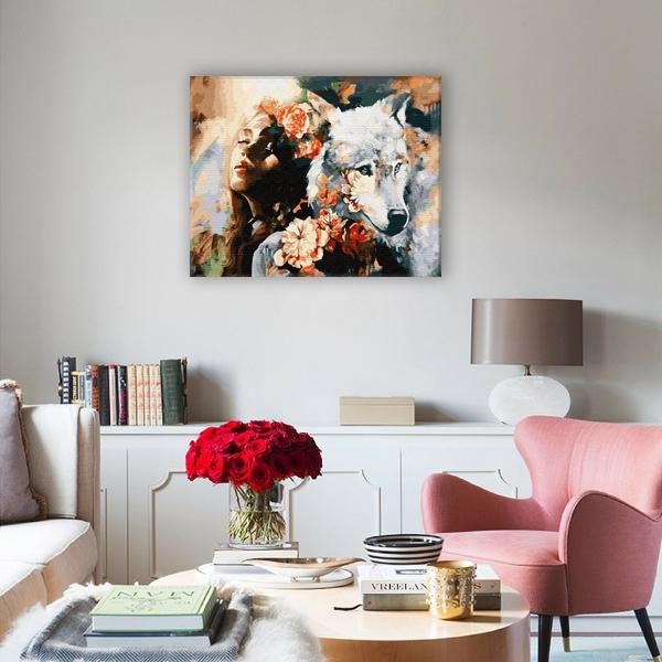 Chica y lobo - Hola Hobby