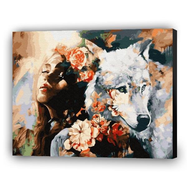 Chica y lobo - Hola Hobby
