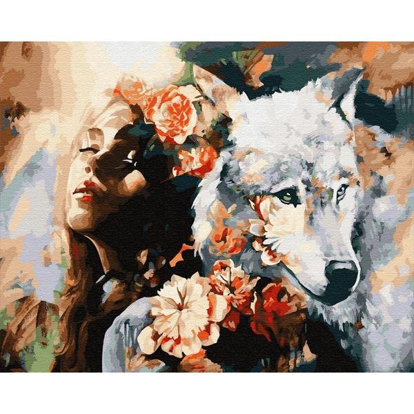 Chica y lobo - Hola Hobby
