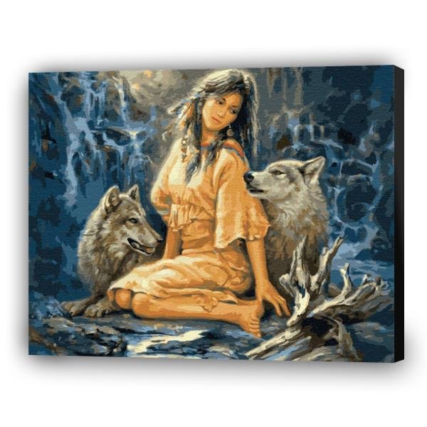 Chica y lobos salvajes - Hola Hobby