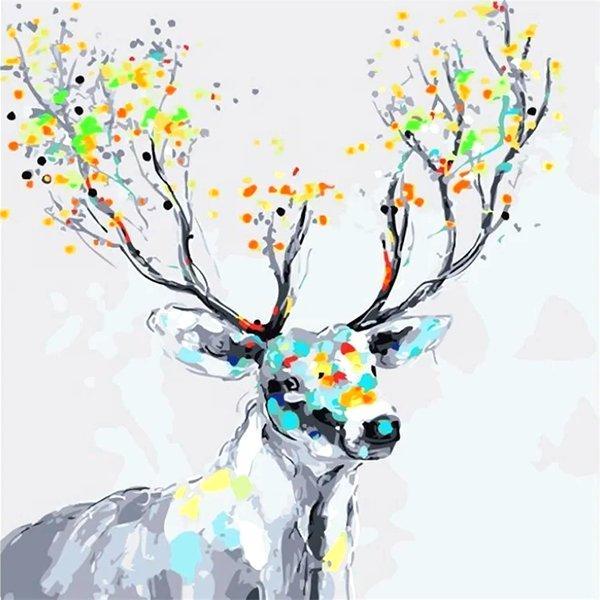 Ciervo colorido
