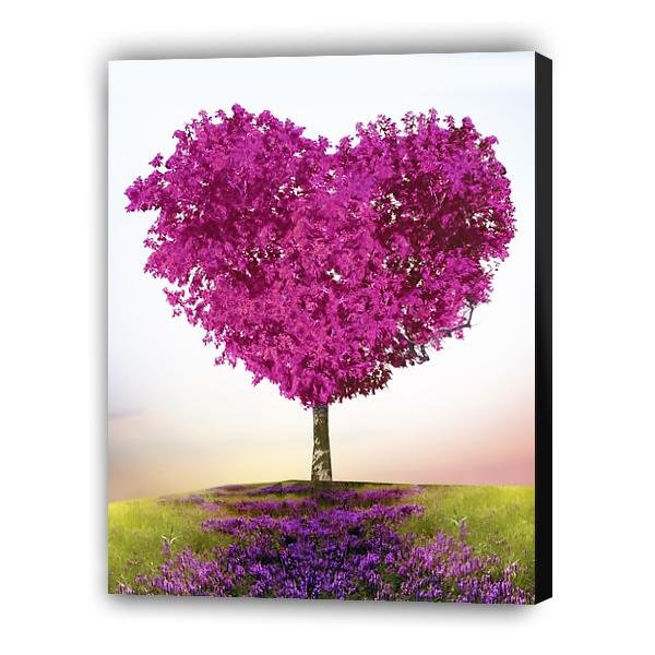 Corazón - árbol morado - Hola Hobby