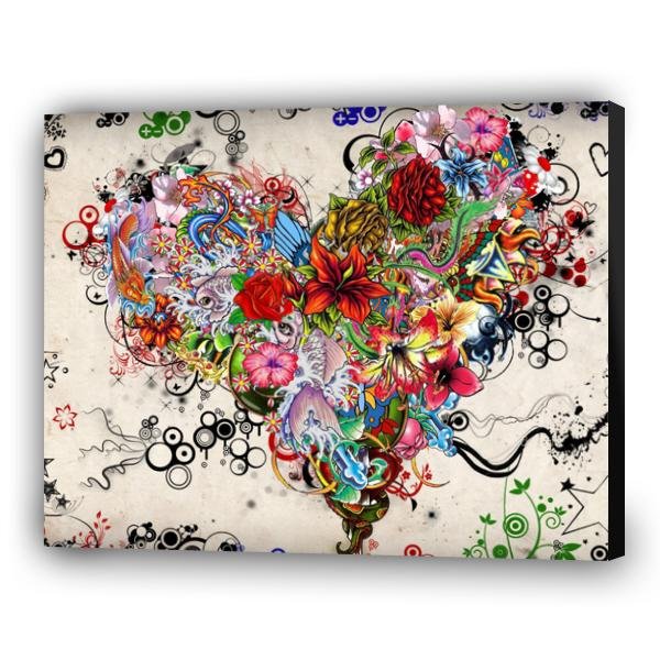 Corazón multicolor - Hola Hobby