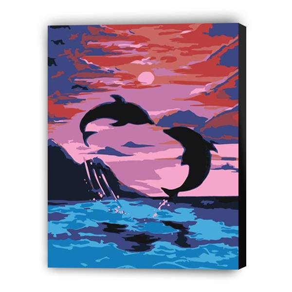 Delfines al atardecer - Hola Hobby (5457192616087)