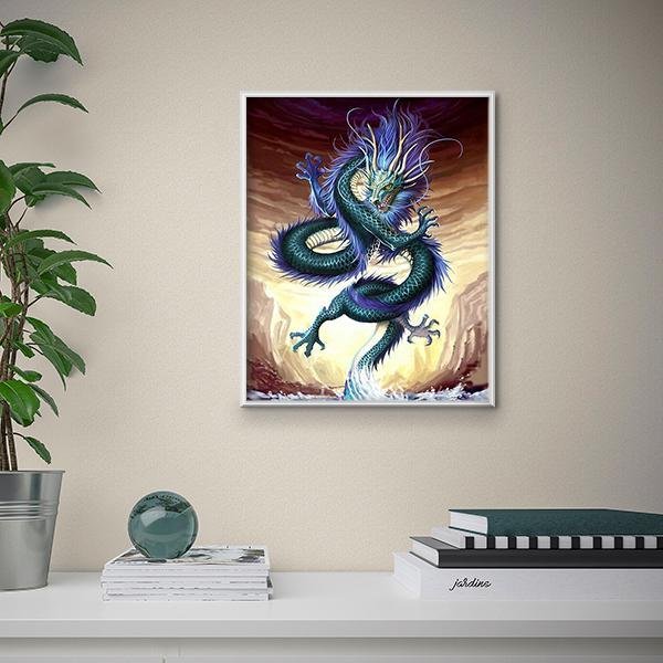 Dragón azul - Hola Hobby