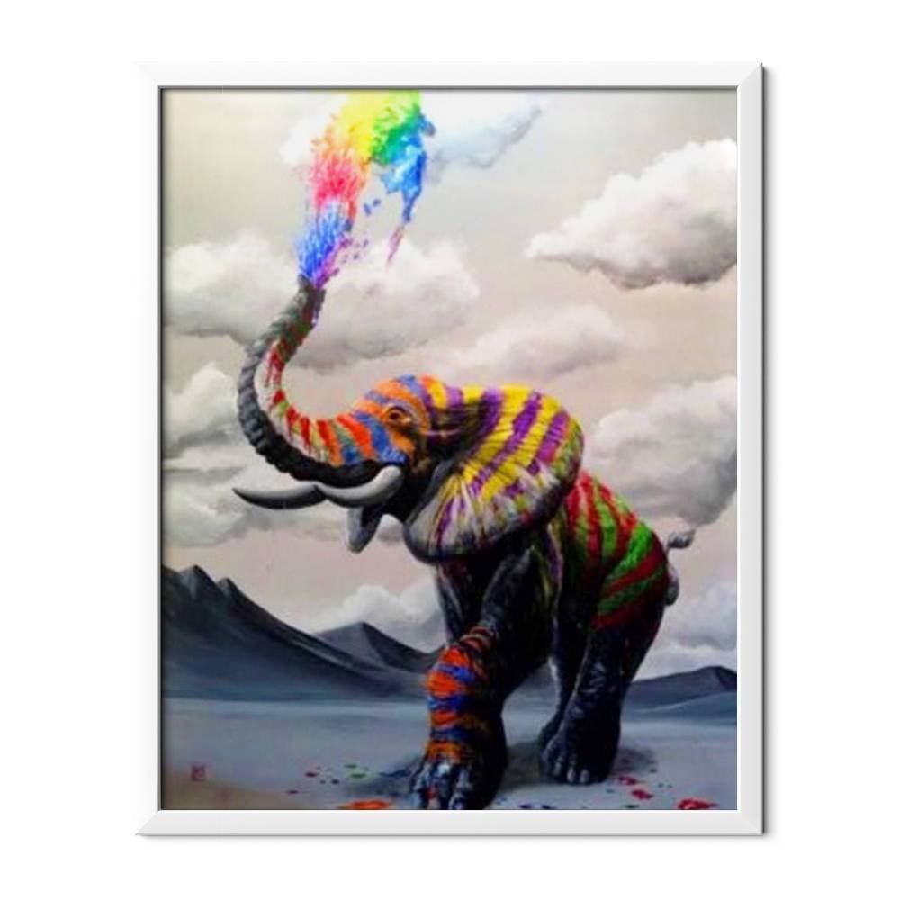 Elefante arcoiris - Hola Hobby